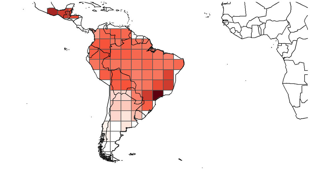 Predicting species geographical distribution using R